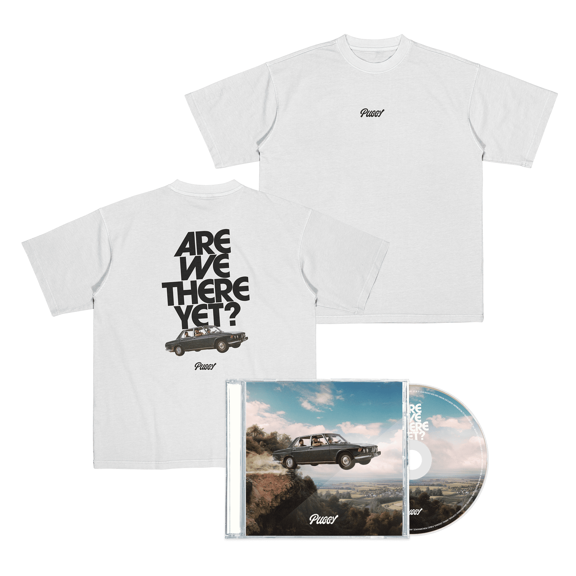 CD or VINYL + T-SHIRT AWTY (White)