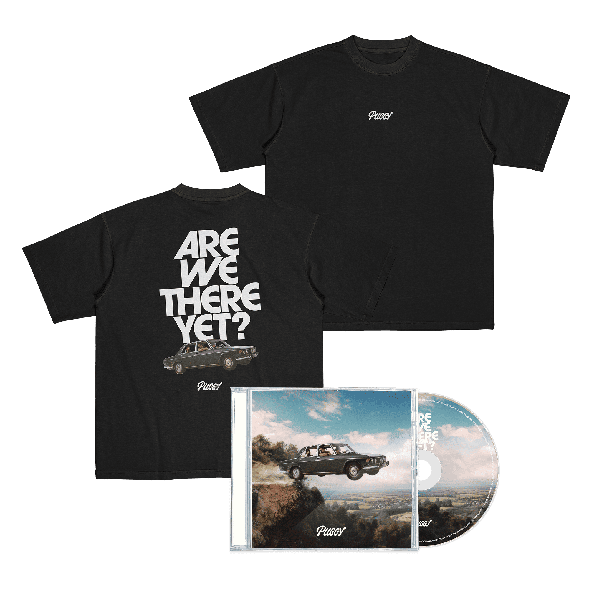 CD or VINYL + T-SHIRT AWTY (Black)