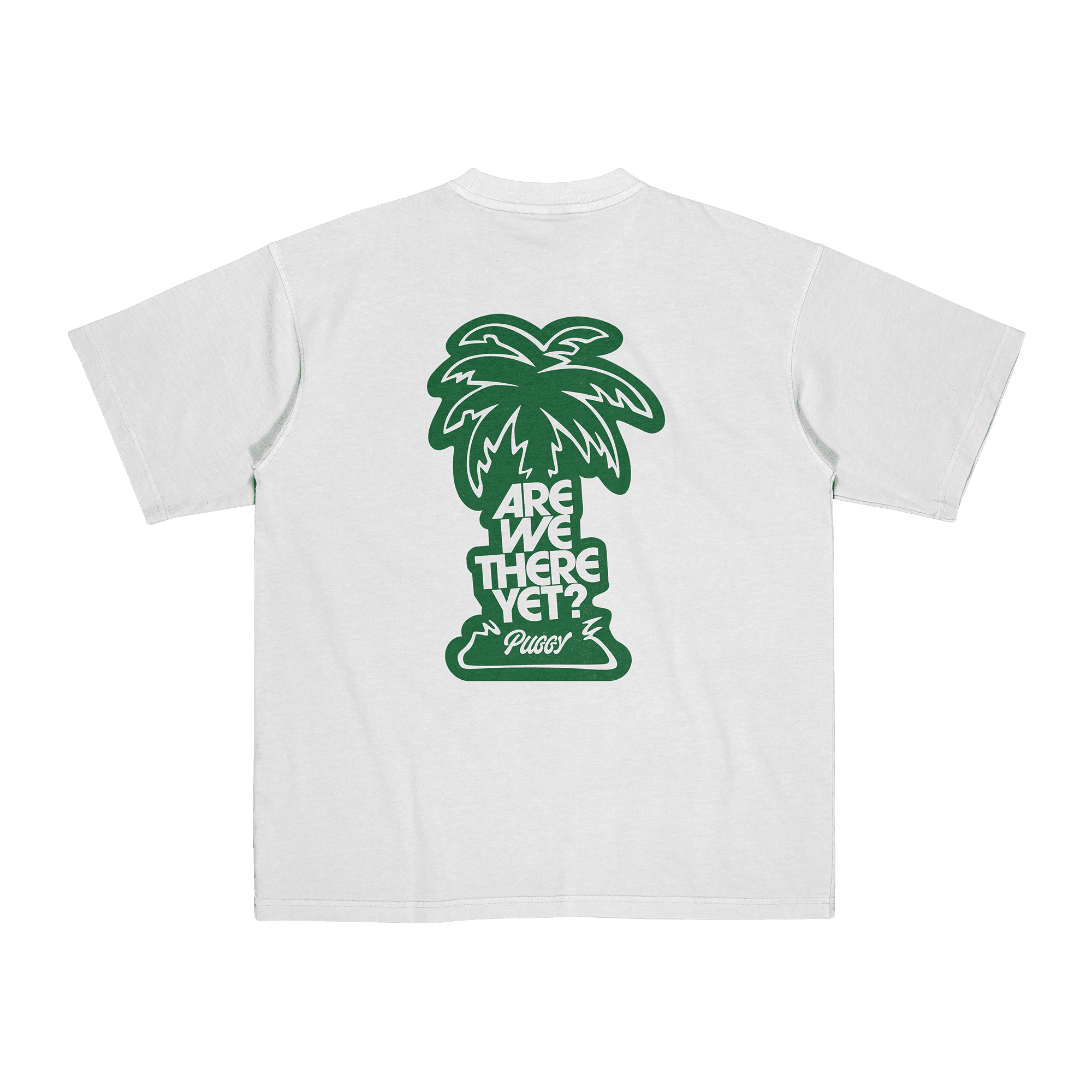 CD or VINYL + T-SHIRT PALM (White)
