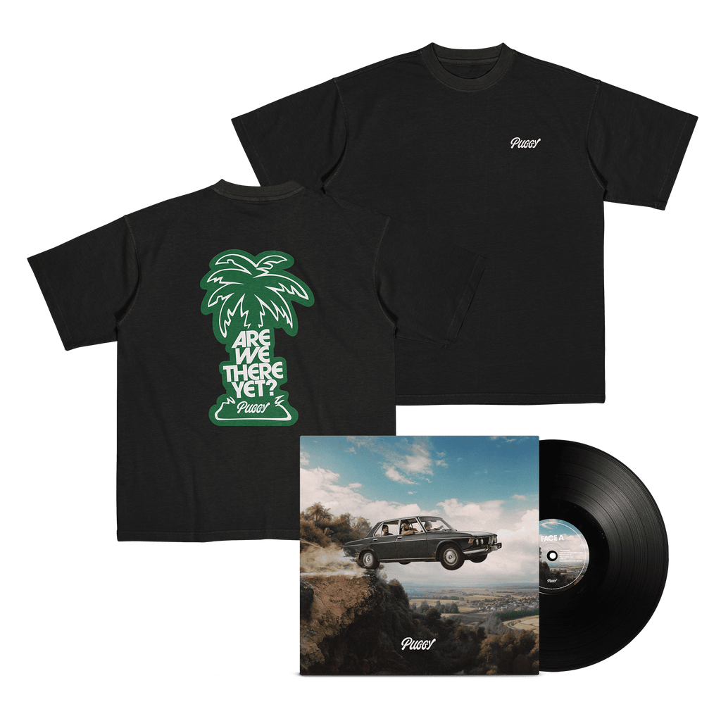 CD or VINYL + T-SHIRT PALM (Black)